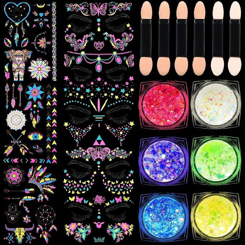 Bestauty Glitzer Gesicht, 14 in 1 Festival Glitzer Gesicht - 6 Farben Fluorescent. Einfache Anwendung und langlebige Wirkung für strahlende Festival-Looks. #Bestauty #Glitzer #Festival #Musthave #Deutschland #Geschenk #Rabatt - Jetzt bei Amazon kaufen!