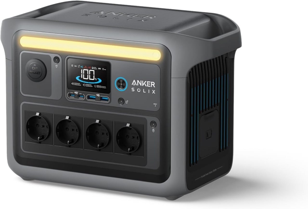 Die Anker SOLIX C1000 ist ein leistungsstarker Solargenerator für unterwegs. Schnell geladen und ideal für Outdoor-Abenteuer und Notfälle. #Anker #Solargenerator #Outdoor #Energiequelle #Weihnachten #Geschenk #Angebot - Jetzt bei Amazon kaufen!