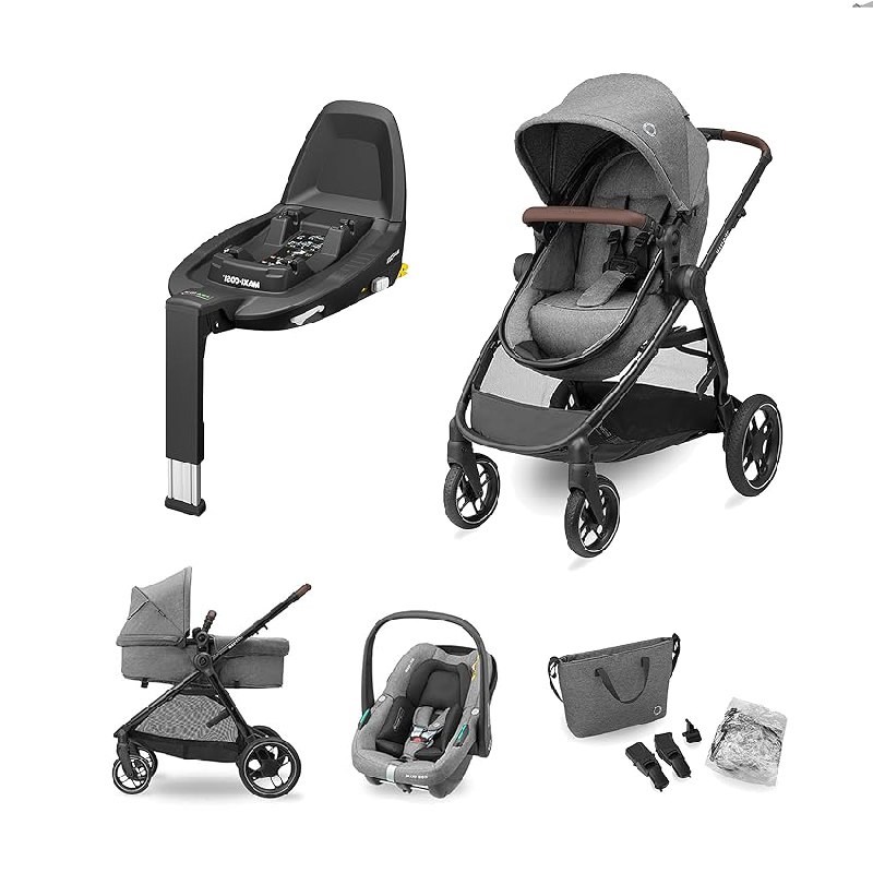 Maxi-Cosi Zelia S Trio Kinderwagen 3 in 1 Set, FamilyFix 3 ISOFIX Basisstation Bundle. Praktisches und sicheres Komplettset für Eltern. #MaxiCosi #Kinderwagen #FamilyFix #Elternschaft #Weihnachten #Geschenk #Deals - Jetzt bei Amazon kaufen!