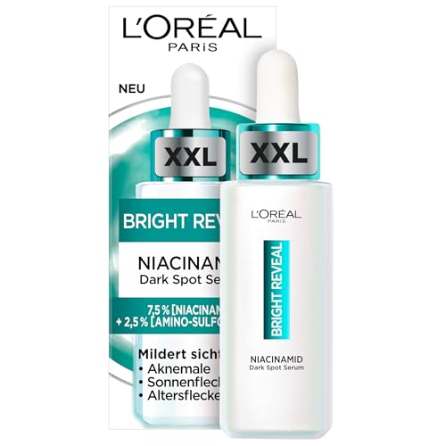 Strahlende Haut mit dem LOreal Paris Anti-Pigmentflecken Serum XXL! Dank Niacinamid & AHA für ebenmäßige Haut. #LOrealParis #Serum #Hautpflege #Beauty #Weihnachten #Geschenk #Deals - Jetzt bei Amazon kaufen!