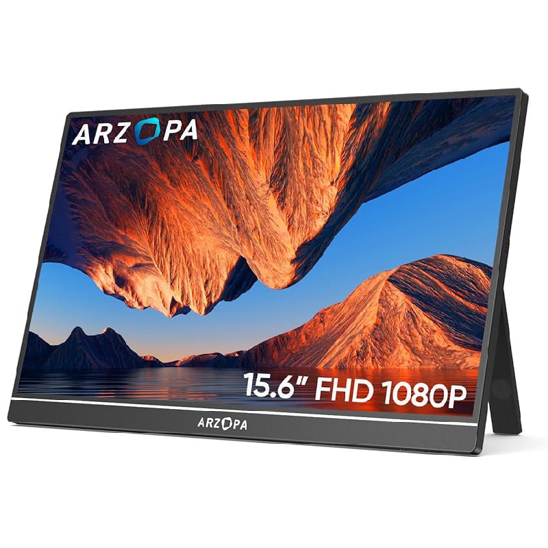 Der ARZOPA Tragbarer Monitor bietet FHD IPS mit 1920x1080 15,6 Zoll und einer Stütze. Ideal für Laptops. #ARZOPA #PortablerMonitor #FHDIPS #Angebot #Deutschland #Geschenk #Schnäppchen - Jetzt bei Amazon kaufen!