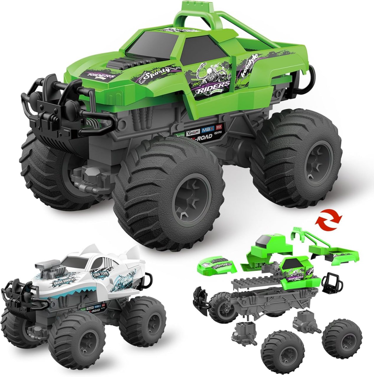 Ferngesteuertes Auto mit Bausteinen für Jungen und Mädchen ab 3 Jahren. 2-in-1-Modell als RC Auto, tolles Geschenk. #MOJINO #FerngesteuertesAuto #STEM #Geschenkidee #Weihnachten #Geschenk #Angebot - Jetzt bei Amazon kaufen!