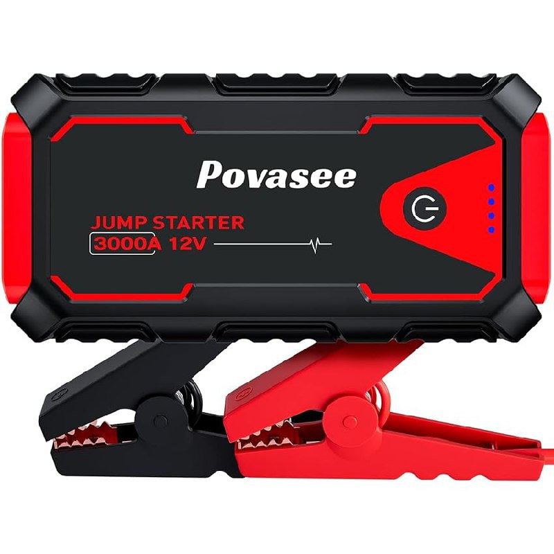 Povasee Starthilfe Powerbank für 12V Fahrzeuge mit 3000A Leistung. Ideal für bis zu 10L Benzin oder 8L Diesel. Schnelle und zuverlässige Starthilfe. #Povasee #Starthilfe #Autozubehör #Sparangebot #Deutschland #Geschenk #Preisfehler - Jetzt bei Amazon kaufen!