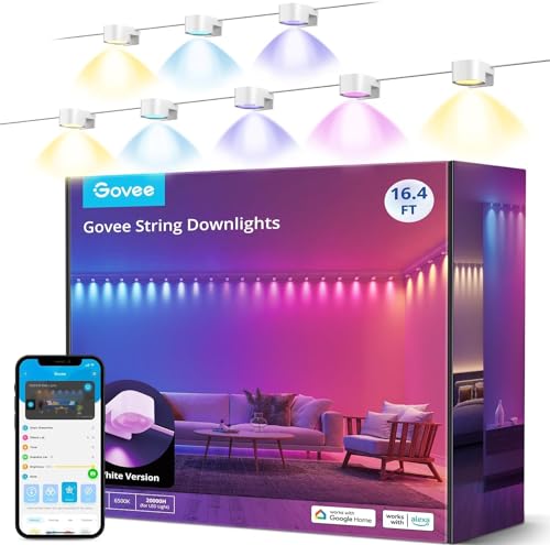 Govee Smart RGBIC Wandleuchte für Party und Musik Sync. Kompatibel mit Alexa und dimmbar. Innenbeleuchtung für Wohnzimmer. #Govee #Wandleuchte #SmartHome #Lichtliebe #Weihnachten #Geschenk #Deals - Jetzt bei Amazon kaufen!