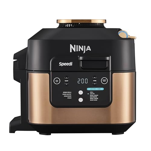 Der Ninja Speedi Multikocher kombiniert 10 Funktionen in einem Gerät. 5,7L Kapazität, Airfryer, Slow Cooker und mehr. #Ninja #Multikocher #Airfryer #Küchengerät #Deutschland #Geschenk #Angebot - Jetzt bei Amazon kaufen!