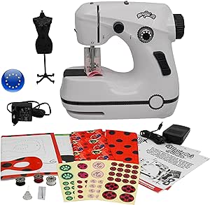 Mini-Nähmaschine für Kinder, tragbar & doppelt so schnell. Inklusive Fabric Europe-Adapter. Ein tolles Geschenk! #Miraculous #Nähmaschine #Kinder #Geschenk #Deutschland #Geschenk #Coupon - Jetzt bei Amazon kaufen!