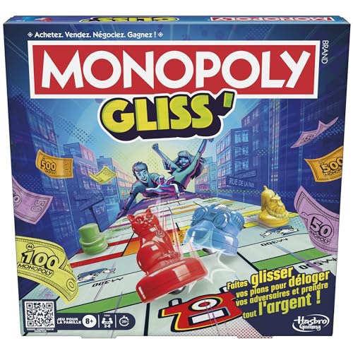 Monopoly Gliss ist ein schnelles und unterhaltsames Gesellschaftsspiel für Kinder, Jugendliche und Erwachsene. Ideal für 2 bis 8 Spieler ab 8 Jahren. #Monopoly #Brettspiel #Gesellschaftsspiel #Spaß #Deutschland #Geschenk #Angebot - Jetzt bei Amazon kaufen!