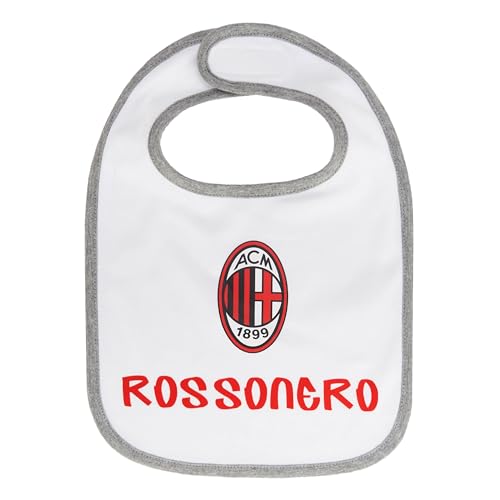 AC Milan Baby-Jungen Aufschrift Red Black Lätzchen in One Size. Weißes Lätzchen mit Vereinslogo. #ACMilan #Babykleidung #Fußball #Sportswear #Weihnachten #Geschenk #Angebot - Jetzt bei Amazon kaufen!