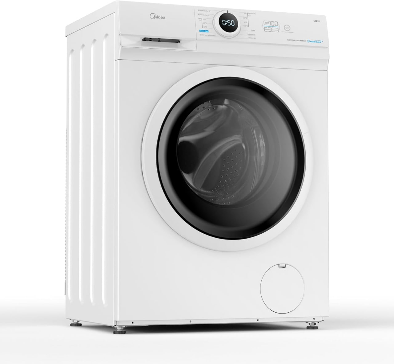 Midea MF10EW70B Waschmaschine mit 7kg Fassungsvermögen und 1400 U/min. Energieeffizienzklasse A, Dampffunktion und Kindersicherung. #Midea #Waschmaschine #Energieeffizient #Haushalt #Weihnachten #Geschenk #Schnäppchen - Jetzt bei Amazon kaufen!