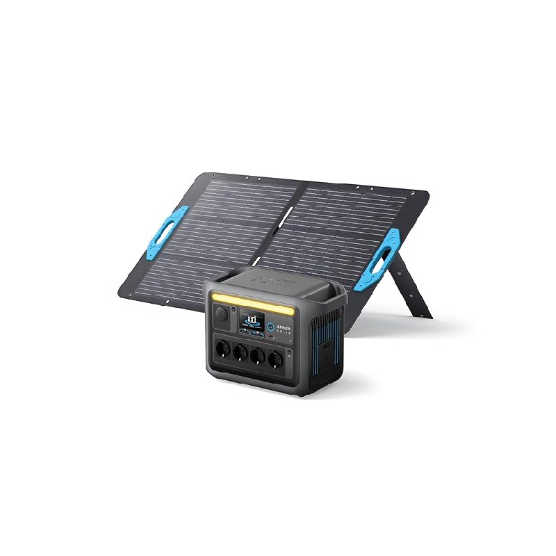 Elektrischer Garten Rasenmäher Generatoren Mobile Stromversorgung. Entdecke das Anker SOLIX C1000 Set: tragbare Powerstation mit 100W Solarpanel. #Anker #Elektrowerkzeuge #Solarpower #Gartengeräte #Weihnachten #Geschenk #Schnäppchen - Jetzt bei Amazon kaufen!