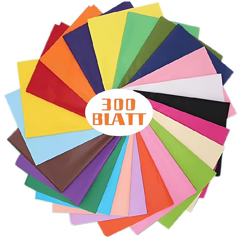 300 Blatt Transparentpapier in 30 bunten Farben. A4 Größe, glänzend und vielseitig einsetzbar. Tolles Angebot für Bastler und Kreative. #Transparentpapier #Basteln #Angebot #Kreativität #Deutschland #Geschenk #Rabatt - Jetzt bei Amazon kaufen!