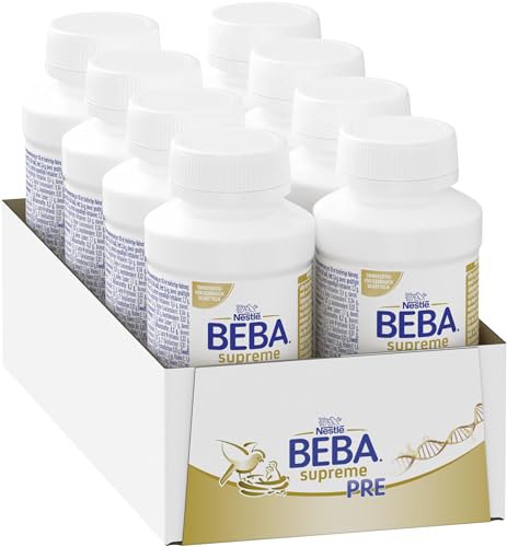 BEBA SUPREME PRE Anfangsmilch, trinkfertig ab Geburt, mit DHA, Laktose & ohne Palmöl, 8er Pack 8 x 200ml #BEBAsupreme #Anfangsmilch #Babynahrung #gesundheitsbewusst #Weihnachten #Geschenk #Deals - Jetzt bei Amazon kaufen!