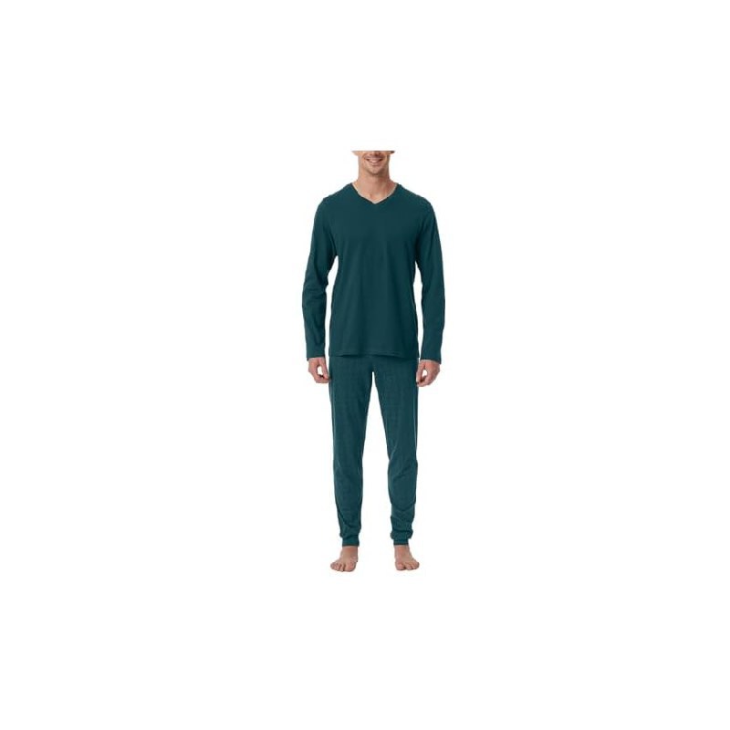 Schiesser Herren Schlafanzug Lang Mit Bündchen für angenehmen Schlaf. Hochwertige Nightwear Pyjamaset #Schiesser #Herrenmode #Schlafanzug #Gemütlichkeit #Deutschland #Geschenk #Deals - Jetzt bei Amazon kaufen!