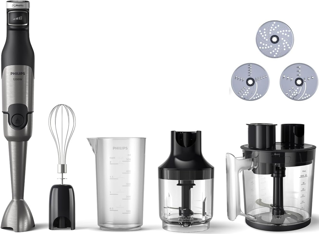 Leistungsstarker Philips Stabmixer mit Zerkleinerer, Kompakthacker und Schneebesen. Ideale Küchenhilfe. #Philips #Stabmixer #Küchengerät #Kochen #Deutschland #Geschenk #Schnäppchen - Jetzt bei Amazon kaufen!