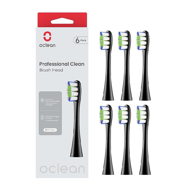 Oclean Burstenkopfe Professional mit DuPont-Borsten und Zungenreiniger. Perfekter Deal für 6 Stück! #Oclean #Zahnpflege #Gesundheit #Angebot #Deutschland #Geschenk #Deals - Jetzt bei Amazon kaufen!