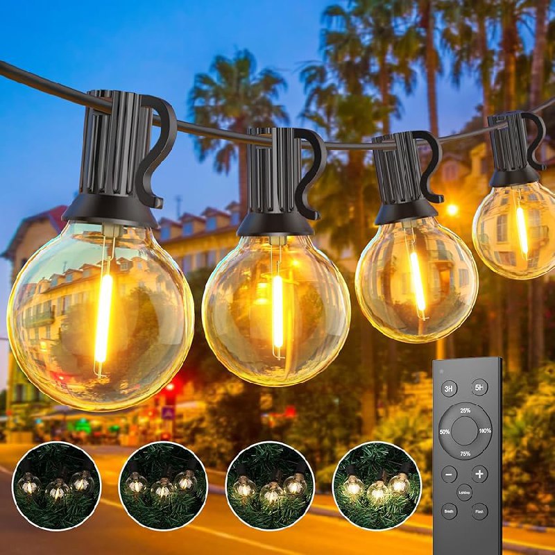 Die Toipwen 45,7m Lichterkette für den Außenbereich bietet dimmbare LED-Lichter und eine praktische Fernbedienung. Ideal für stimmungsvolle Beleuchtung im Garten! #Toipwen #Lichterkette #LED #Gartenbeleuchtung #Weihnachten #Geschenk #Preisfehler - Jetzt bei Amazon kaufen!