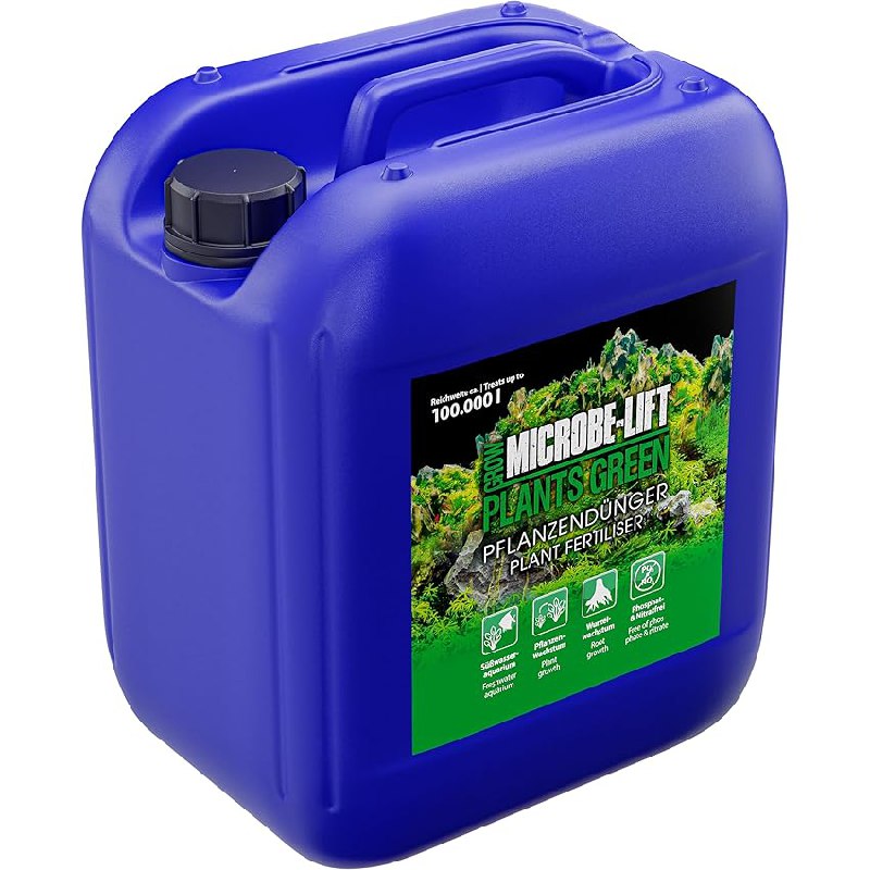 MICROBE-LIFT Plants Green - 5000 ml - Komplettdünger für Aquarienpflanzen. Optimale Nährstoffversorgung für gesundes Pflanzenwachstum. #MICROBELIFT #Aquarium #Pflanzendünger #GrünerDaumen #Weihnachten #Geschenk #Coupon - Jetzt bei Amazon kaufen!