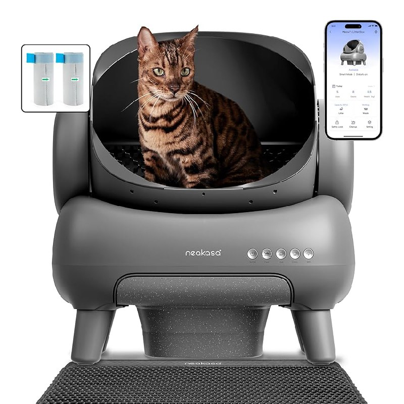 Neakasa M1 Katzenklo selbstreinigend XXL. Bietet viel Platz für Ihre Katze und reinigt sich automatisch. #Neakasa #Katzenklo #selbstreinigend #Haustiere #Weihnachten #Geschenk #Deals - Jetzt bei Amazon kaufen!