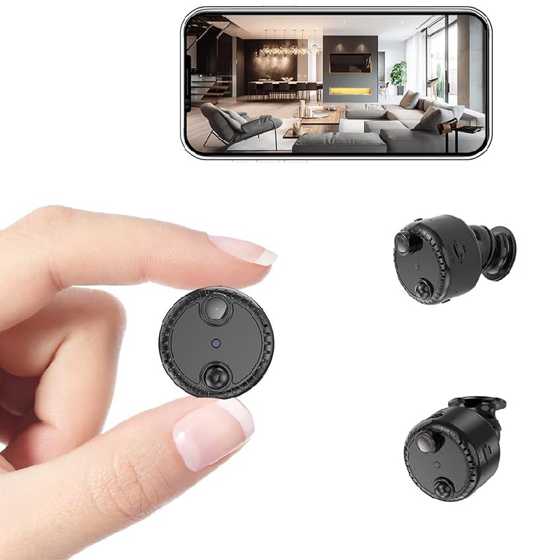 HYCENCY Mini Kamera mit WLAN für 4K Live-Übertragungen via Handy. Kompakt und praktisch für nur 39,74€ statt 52,99€. #HYCENCY #WLANKamera #MiniKamera #Sicherheitstechnik #Deutschland #Geschenk #Schnäppchen - Jetzt bei Amazon kaufen!