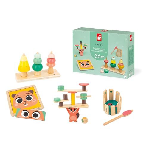 Janod Baby-Spielbox für Kinder ab 36 Monaten. Lernspielzeug mit Puzzle und Aktivitäten zur psychomotorischen Entwicklung. #Janod #Lernspielzeug #Kinderspielzeug #Entwicklungsfördernd #Deutschland #Geschenk #Rabatt - Jetzt bei Amazon kaufen!