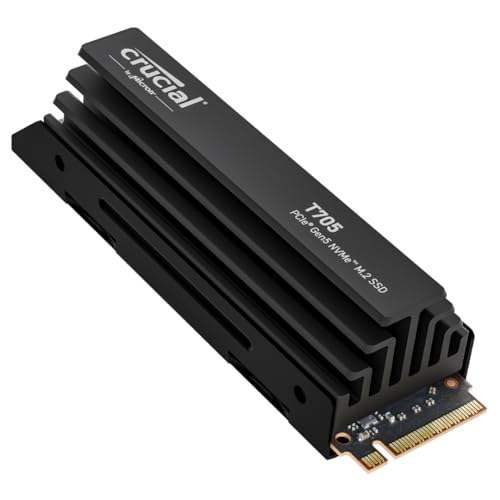 Die Crucial T705 2TB PCIe Gen5 NVMe M.2 SSD bietet bis zu 14.500MBs Geschwindigkeit, Premium-Kühlkörper und Microsoft DirectStorage. #Crucial #SSD #NVMe #Technologie #Weihnachten #Geschenk #Deals - Jetzt bei Amazon kaufen!