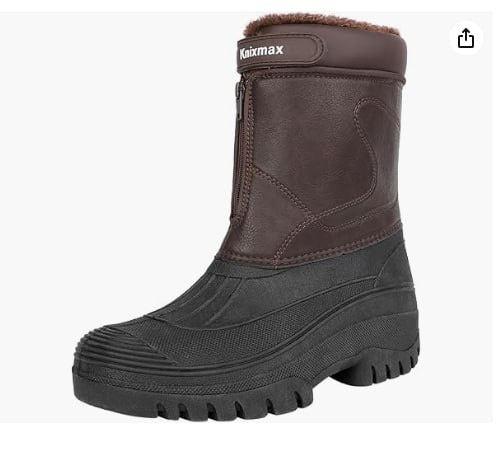 Knixmax Winterstiefel für Damen mit warmem Innenfutter und rutschfesten Sohlen. Wasserdichtes Obermaterial. Ideal für die Wintersaison. #Knixmax #Winterstiefel #Damen #Wintermode #Deutschland #Geschenk #Preisfehler - Jetzt bei Amazon kaufen!