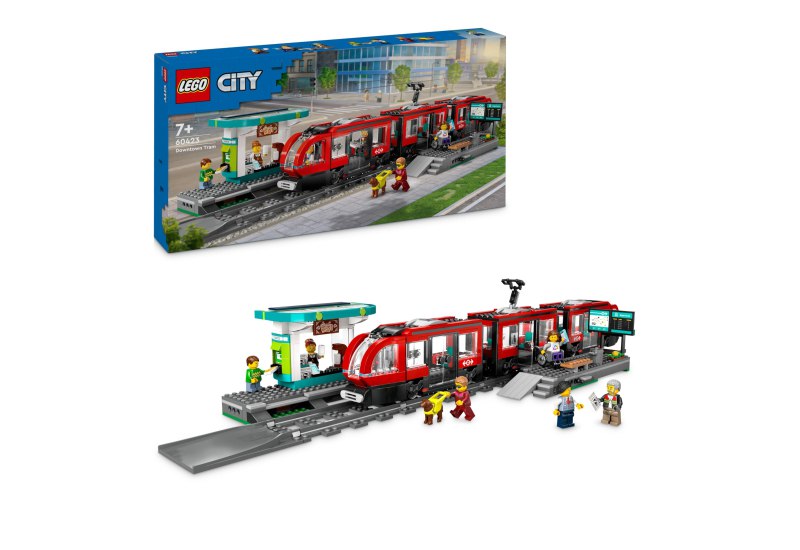 LEGO City Straßenbahn mit Haltestelle, tolles Geschenk für Fahrzeugspielzeug-Fans ab 7 Jahren, mit 6 Mini-Figuren und einem Blindenhund für Rollenspiele, Bauspielzeug 60423 #LEGO #City #Spielzeug #Geschenkidee #Weihnachten #Geschenk #Schnäppchen - Jetzt bei Amazon kaufen!