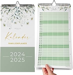 Großer Familienplaner 2024/2025 für die perfekte Jahresorganisation! Mit Platz für alle Termine und wichtige Notizen. #Familienkalender #Jahresplanung #Wandkalender #Organisation #Weihnachten #Geschenk #Coupon - Jetzt bei Amazon kaufen!