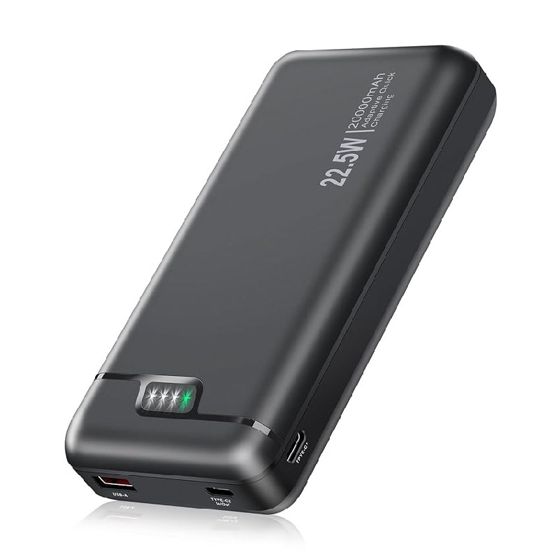 Externer Handyakku mit 20000mAh Kapazität und 22,5W Power. Schnelles, sicheres Aufladen dank PD3.0. Ideal für unterwegs. #PowerBank #Handyakku #Blitzangebot #Technologie #Deutschland #Geschenk #Schnäppchen - Jetzt bei Amazon kaufen!