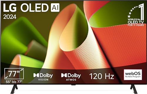 Ultimativer LG OLED77B49LA 77-Zoll 4K OLED Fernseher mit α8 AI-Prozessor, Dolby Vision und webOS 24 für ein unvergleichliches Seherlebnis. #LG #OLED #4K #Innovation #Weihnachten #Geschenk #Rabatt - Jetzt bei Amazon kaufen!