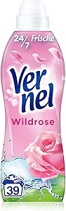 Vernel Wildrose Weichspüler für 39 Waschladungen. Für 24 Stunden langanhaltende Frische mit einzigartiger Duft-Technologie. Recycelbare Flasche. #Vernel #Weichspüler #Wildrose #Frische #Weihnachten #Geschenk #Deals - Jetzt bei Amazon kaufen!