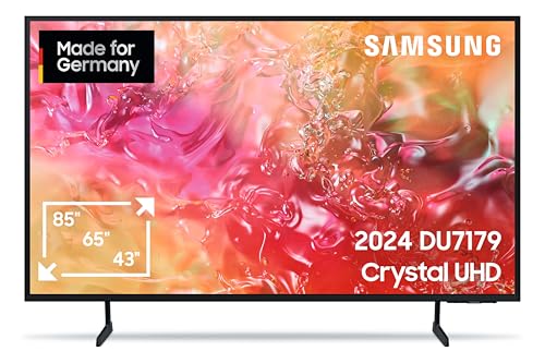 Erleben Sie brillante Farben und gestochen scharfe Bilder mit dem Samsung Crystal UHD 4K DU7179 Fernseher 55 Zoll. Mit PurColor und 4K Upscaling. #Samsung #CrystalUHD #4K #SmartTV #Weihnachten #Geschenk #Angebot - Jetzt bei Amazon kaufen!