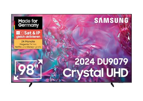 Samsung Crystal UHD 4K DU9079 Fernseher 98 Zoll mit AI Supersize Picture Enhance, Motion Xcelerator 120 Hz, Smart TV #Samsung #CrystalUHD #4KTV #AIEnhance #Deutschland #Geschenk #Rabatt - Jetzt bei Amazon kaufen!