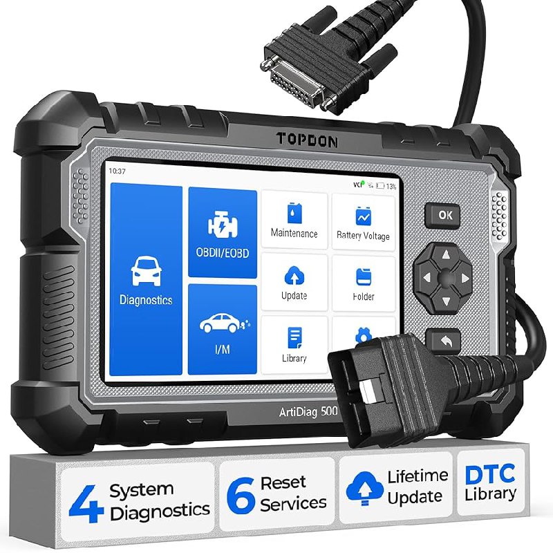 Kompaktes #TOPDON OBD2 Diagnosegerät AD500 für 4 Systeme: ABS, SRS, Motor und Getriebe. Einfache Fehlerdiagnose nur für 169,99€. #Diagnosegerät #Auto #Systemdiagnose #Technik #Deutschland #Geschenk #Schnäppchen - Jetzt bei Amazon kaufen!