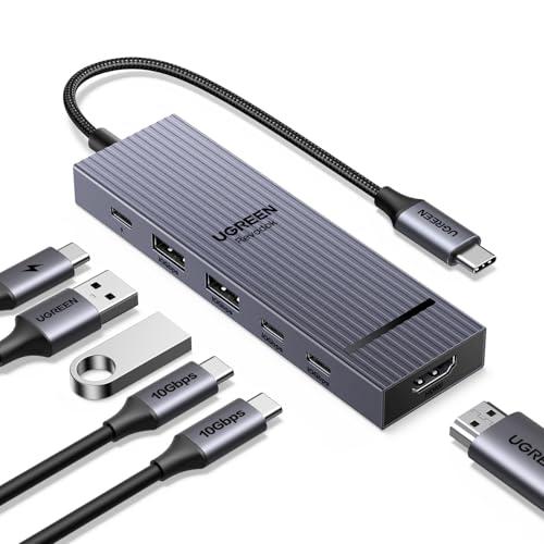 Der UGREEN Revodok Pro USB C Hub adapter bietet vielseitige Anschlussmöglichkeiten mit 10Gbps, 4K60Hz HDMI und PD 100W. Ideal für iPhone, iPad, Mac mini, Steam Deck. #UGREEN #USBCHub #Adapter #Multifunktional #Weihnachten #Geschenk #Rabatt - Jetzt bei Amazon kaufen!