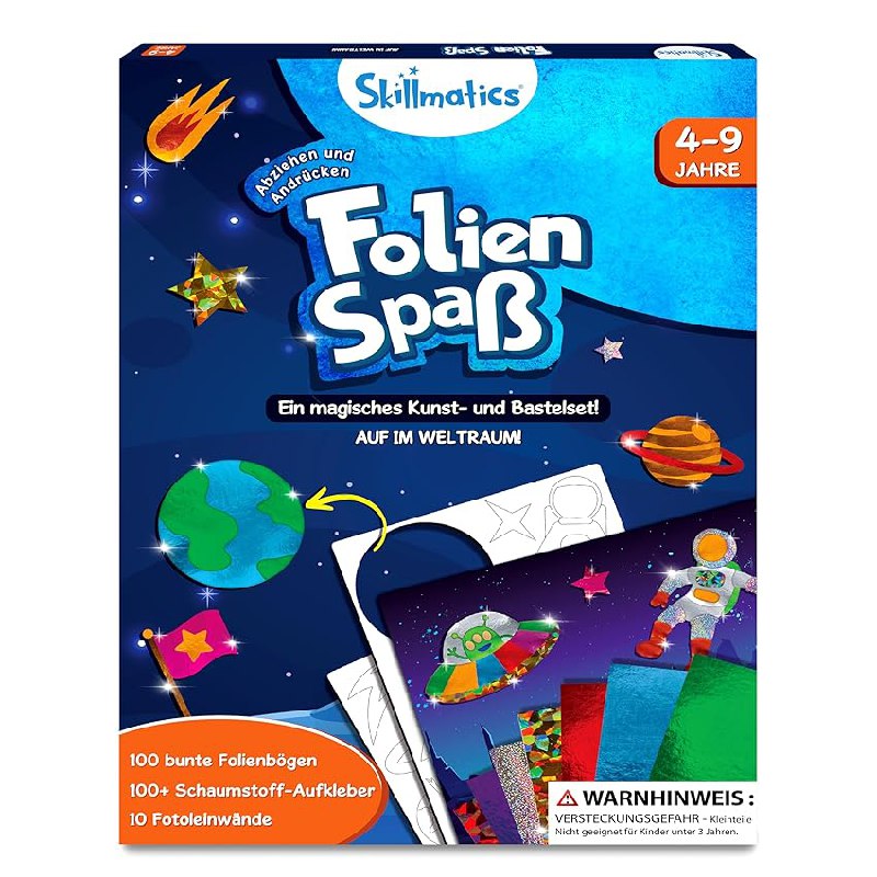 Skillmatics Kunst Bastelaktivitat- Folienspaß Auf Im Weltraum. Kreatives Set für Kinder zum günstigen Preis. #Skillmatics #Kreativität #Kinder #Schnäppchen. #Weihnachten #Geschenk #Coupon - Jetzt bei Amazon kaufen!