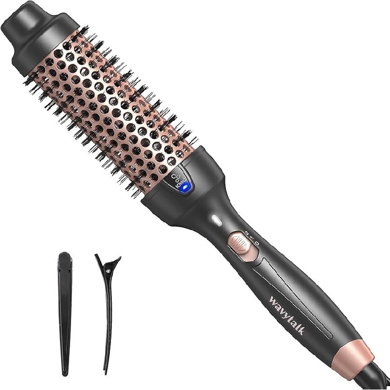 Wavytalk Thermobürste für natürliche Locken, Durchmesser 38mm, ionisch für 42,49€ statt 49,99€ -15 Rabatt. #Wavytalk #Thermobürste #Lockenbürste #Styling #Weihnachten #Geschenk #Angebot - Jetzt bei Amazon kaufen!