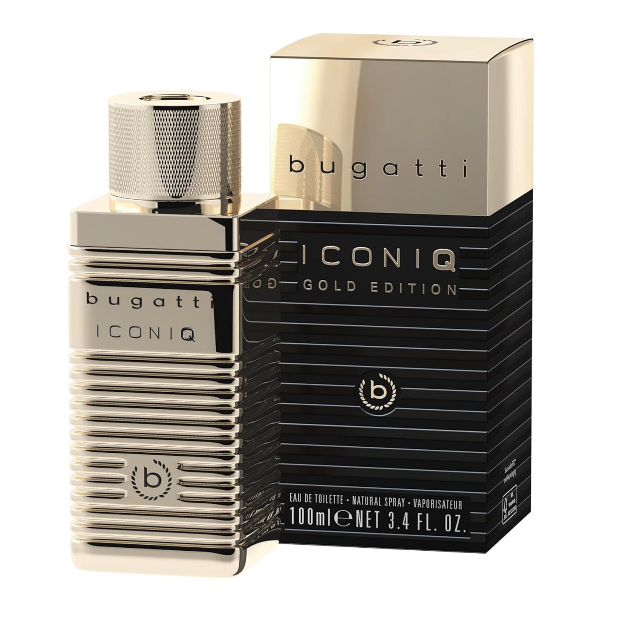 bugatti Parfum Herren Iconiq Gold Edition 100ml. Sinnlich und selbstbewusst mit Bergamotte, Schwertlilie und Moschus. #bugatti #Herrenparfum #GoldEdition #sinnlich #Weihnachten #Geschenk #Angebot - Jetzt bei Amazon kaufen!