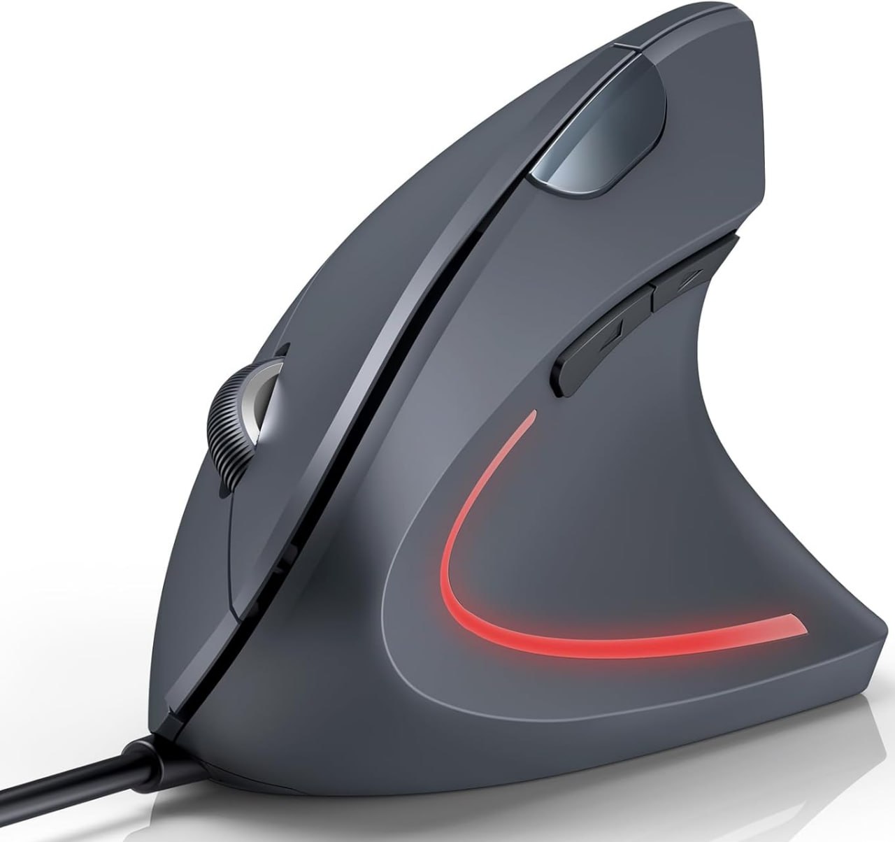 TECKNET Ergonomische Maus mit 6400 DPI und 6 Tasten. USB-Kabel 1.5m, LED, optisch, für Win Mac OS, weiß und GR. #TECKNET #ErgonomischeMaus #PCZubehör #OptischeMaus #Deutschland #Geschenk #Coupon - Jetzt bei Amazon kaufen!