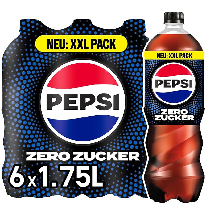 Zuckerfreie Cola-Limonade von Pepsi. Null Kalorien und volle Erfrischung. Tiefpreis-Angebot: Nur 7,19€! #Pepsi #Zuckerfrei #Erfrischung #Angebot #Weihnachten #Geschenk #Deals - Jetzt bei Amazon kaufen!