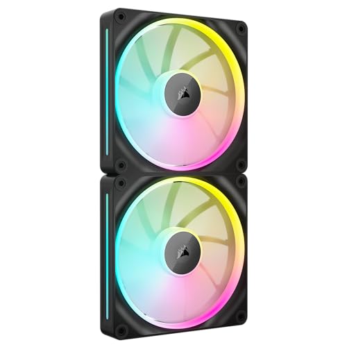 CORSAIR iCUE LINK LX140 RGB 140mm PWM-Lüfter Doppelpack mit zwei Lichtschleifen und iCUE LINK System Hub. AirGuide Technologie für optimale Kühlung. #CORSAIR #Lüfter #RGB #Technologie #Deutschland #Geschenk #Schnäppchen - Jetzt bei Amazon kaufen!