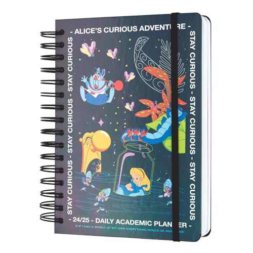 Grupo Erik Schulplaner 2024 2025 A5 Disney Alice im Wunderland Kalender. Terminkalender für Schüler und Studenten. #GrupoErik #Schulplaner #Disney #Terminkalender #Weihnachten #Geschenk #Schnäppchen - Jetzt bei Amazon kaufen!