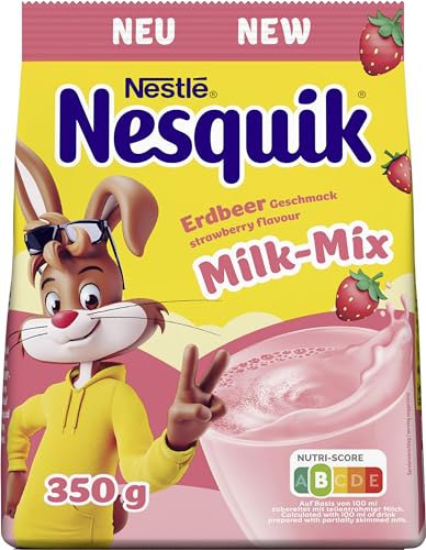 NESQUIK Erdbeer, leckeres Getränkepulver mit fruchtigem Erdbeergeschmack, ideal für Groß und Klein. #Nestle #NESQUIK #Erdbeer #Erfrischung #Weihnachten #Geschenk #Schnäppchen - Jetzt bei Amazon kaufen!