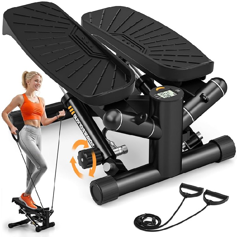 Kompakter Swing Stepper für Zuhause mit Power Ropes und einstellbarem Widerstand. Inklusive LCD-Anzeige. #Stepper #Fitness #Heimtraining #Deal #Deutschland #Geschenk #Deals - Jetzt bei Amazon kaufen!