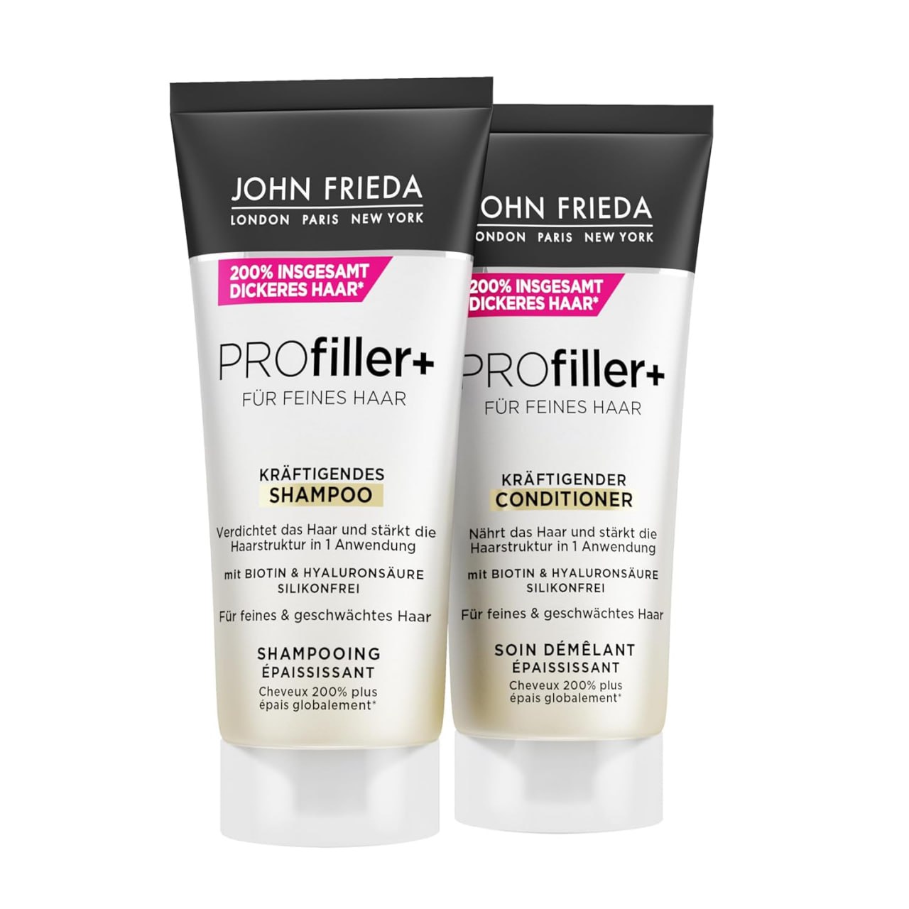 John Frieda PROfiller Probier-Set - Für feines, dünnes Haar - Ideale Reisegröße - Shampoo, 75ml, Conditioner, 75ml #JohnFrieda #Haarpflege #Probiergröße #FeinesHaar #Weihnachten #Geschenk #Schnäppchen - Jetzt bei Amazon kaufen!