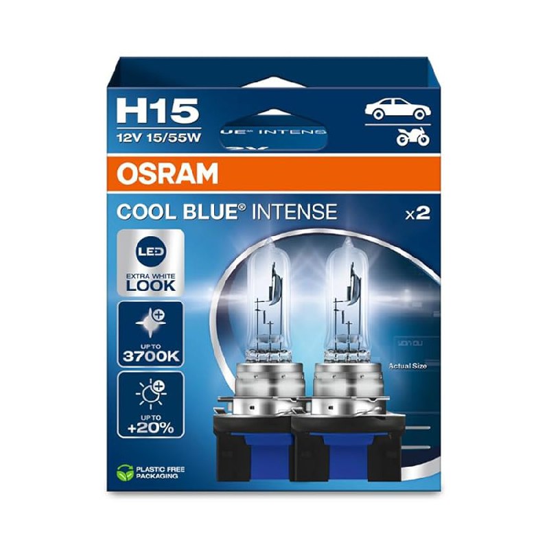 OSRAM COOL BLUE INTENSE H15 mit 20% mehr Helligkeit. Optimale AutoMotorrad Ersatz Beleuchtung für klare Sicht bei Nacht. #Osram #Autozubehör #Beleuchtung #Sparangebot #Deutschland #Geschenk #Schnäppchen - Jetzt bei Amazon kaufen!