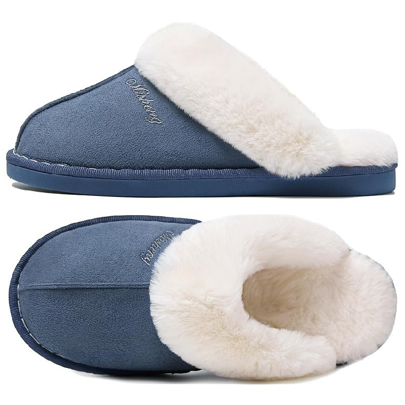 Bequeme Winter Hausschuhe mit Memory Foam und kuscheligem Fellfutter für Damen und Herren. #Hausschuhe #Winter #Fell #Schnäppchen #Weihnachten #Geschenk #Angebot - Jetzt bei Amazon kaufen!