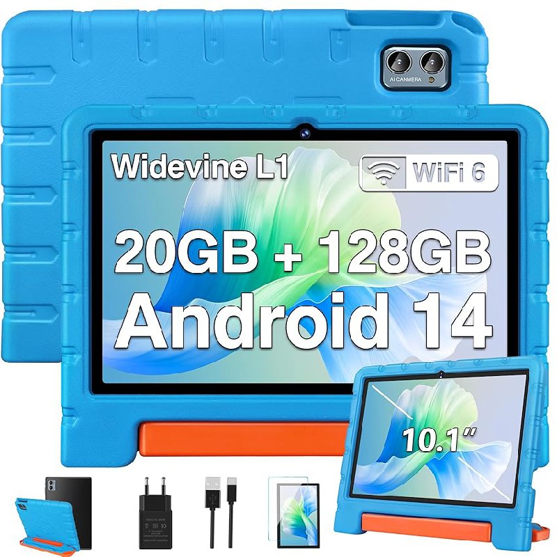 ZIOVO Kinder Tablet 10 Zoll Android 14 mit 20 GB RAM und 128GB ROM. Erweiterbar auf 1TB. Jetzt zum historischen Minimumpreis von nur 99,98€! #ZIOVO #KinderTablet #AndroidTablet #Deal #Weihnachten #Geschenk #Schnäppchen - Jetzt bei Amazon kaufen!