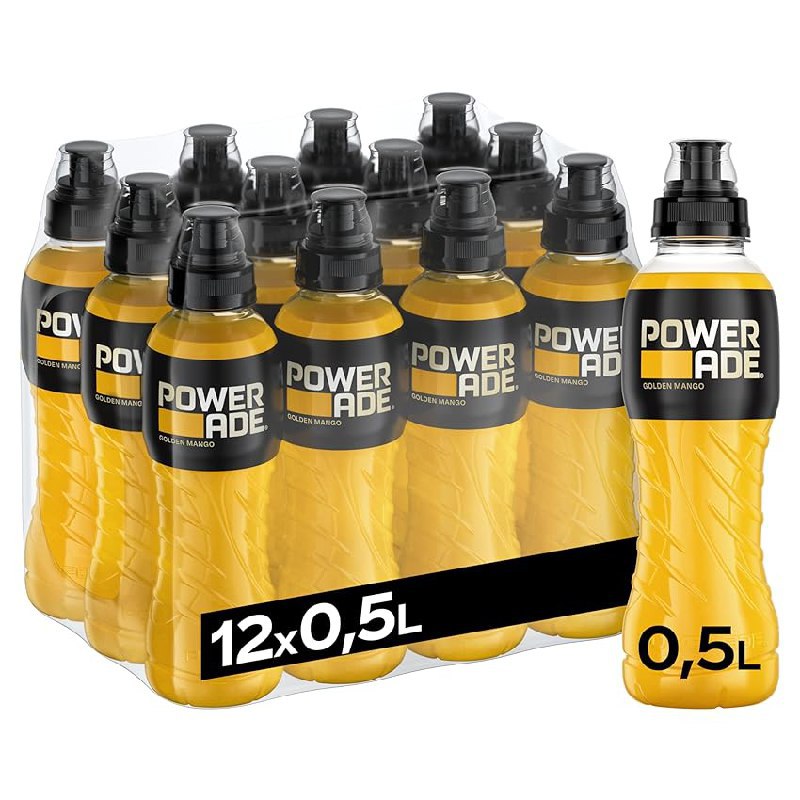 Kalorienarmes Powerade Sports Golden Mango Getränk für Sportler. Enthält wichtige Elektrolyte und Vitamine. #Powerade #Mango #Sportgetränk #Gesundheit #Weihnachten #Geschenk #Deals - Jetzt bei Amazon kaufen!