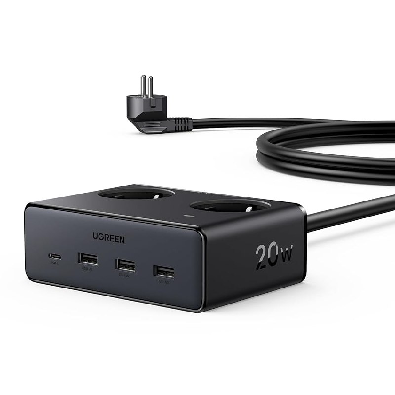 UGREEN Nexode 6-in-1 Mehrfachsteckdose mit USB, Steckdosenleiste mit Überspannungsschutz. Jetzt für 19,49€ statt 29,99€ - 35% sparen. #UGREEN #Mehrfachsteckdose #Steckdosenleiste #Elektronik #Deutschland #Geschenk #Preisfehler - Jetzt bei Amazon kaufen!